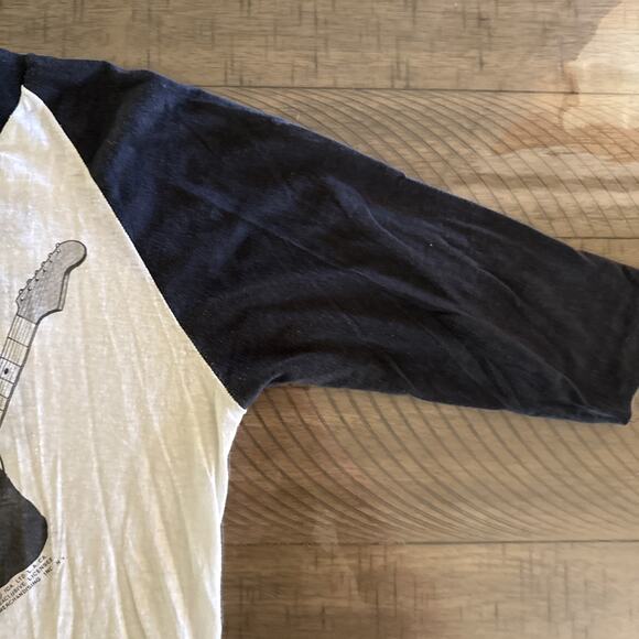 Vintage 70s Frank Zappa Smoking Raglan T Shirt Guitar Barking Pumpkin Records L - Picture 9 of 14